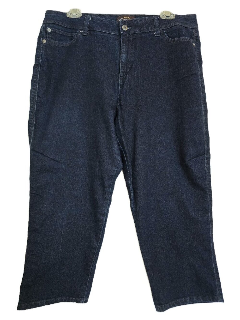 Dana Buchman Signature Dark Wash Straight Leg Jeans Size 12